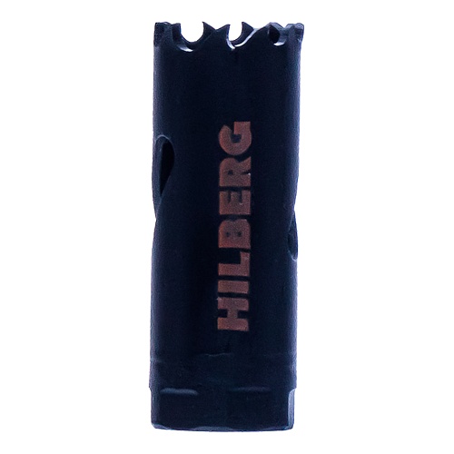 Коронка биметаллическая с крупным зубом Hilberg Bi-Metal Cobalt 8% 19 мм, артикул 