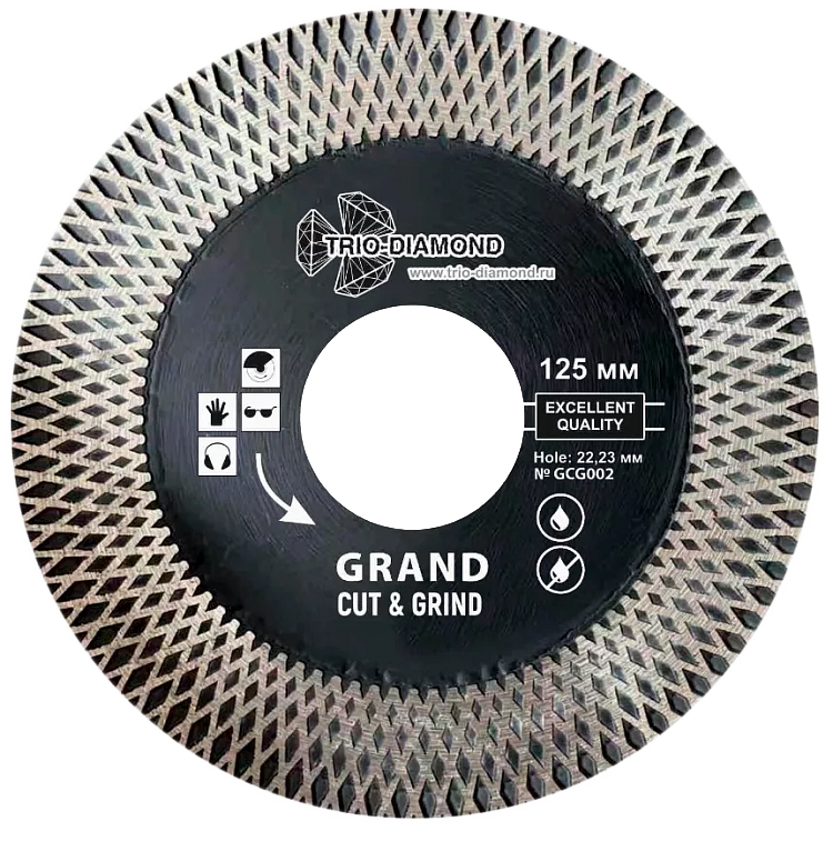 Алмазный диск Trio Diamond Grand Cut&Grind 125 мм, артикул 