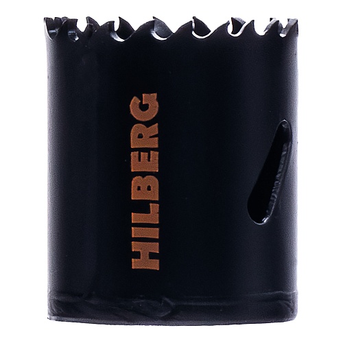 Коронка биметаллическая с крупным зубом Hilberg Bi-Metal Cobalt 8% 38 мм, артикул 