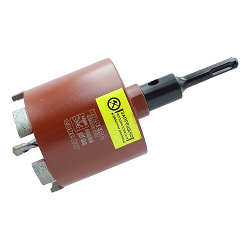 Алмазная коронка Hilberg Industrial Laser Micro Hit 82 мм (под пылеудалитель), артикул 