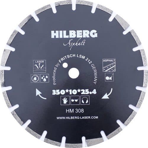 Алмазный диск Hilberg Asphalt Laser 350 мм, артикул 