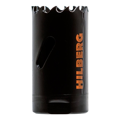 Коронка биметаллическая с крупным зубом Hilberg Bi-Metal Cobalt 8% 27 мм, артикул 