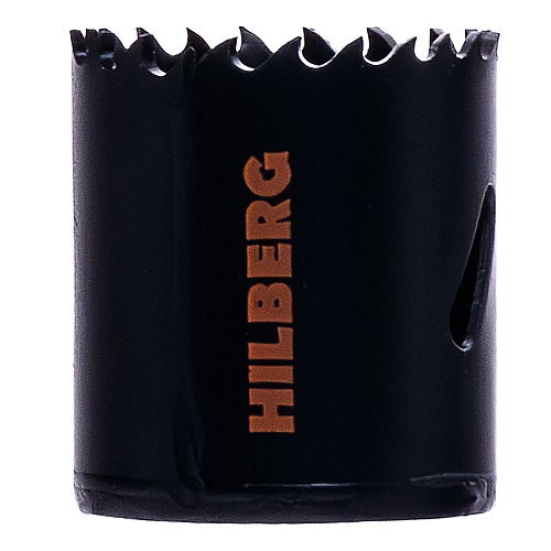Коронка биметаллическая с крупным зубом Hilberg Bi-Metal Cobalt 8% 40 мм, артикул 