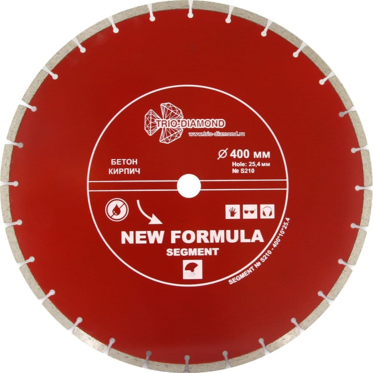 Алмазный диск Trio Diamond New Formula Segment 400 мм, артикул 