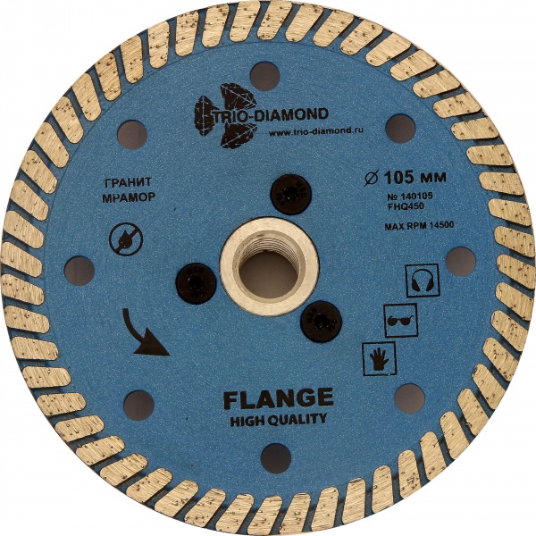 Алмазный диск Trio Diamond Flange 105 мм, артикул 