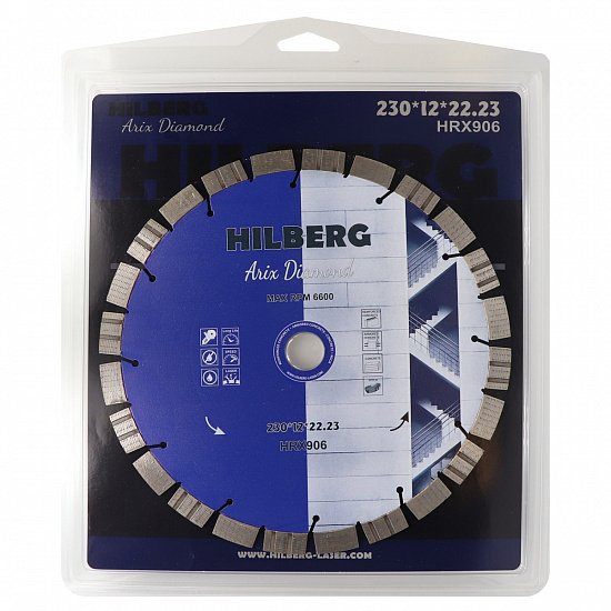 Алмазный диск Hilberg Arix Diamond 230 мм, артикул 