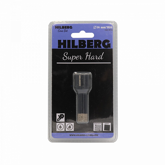Алмазная коронка Hilberg Super Hard 14 мм, артикул 
