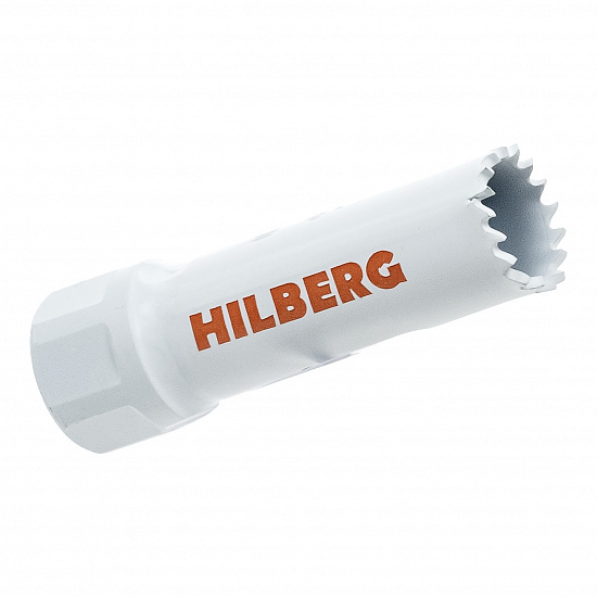 Коронка биметаллическая с мелким зубом Hilberg Bi-Metal Cobalt 8% 16 мм, артикул 