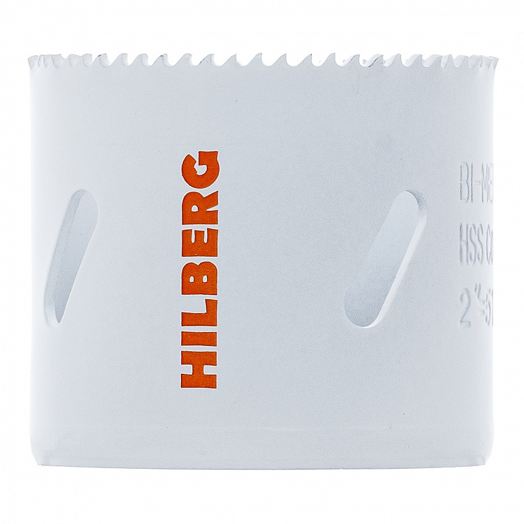 Коронка биметаллическая с мелким зубом Hilberg Bi-Metal Cobalt 8% 51 мм, артикул 