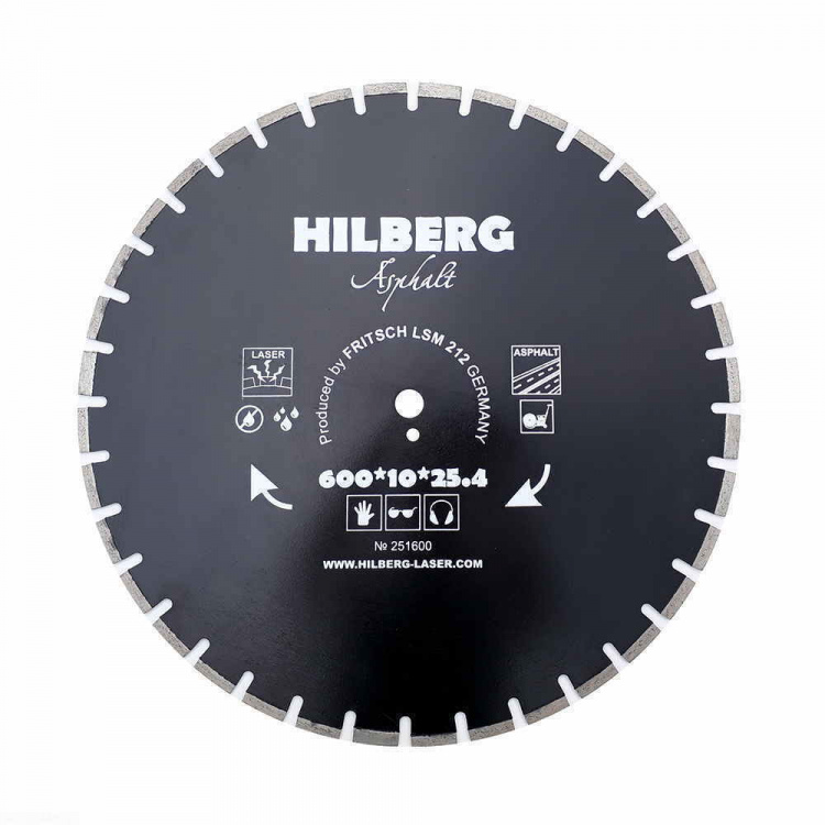 Алмазный диск Hilberg Asphalt Laser 600 мм, артикул 
