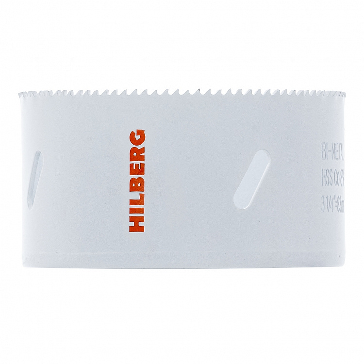 Коронка биметаллическая с мелким зубом Hilberg Bi-Metal Cobalt 8% 83 мм, артикул 