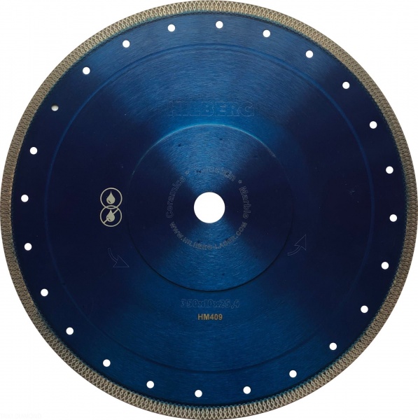 Алмазный диск Hilberg ультратонкий Hard Materials Х-type 350 мм, артикул 