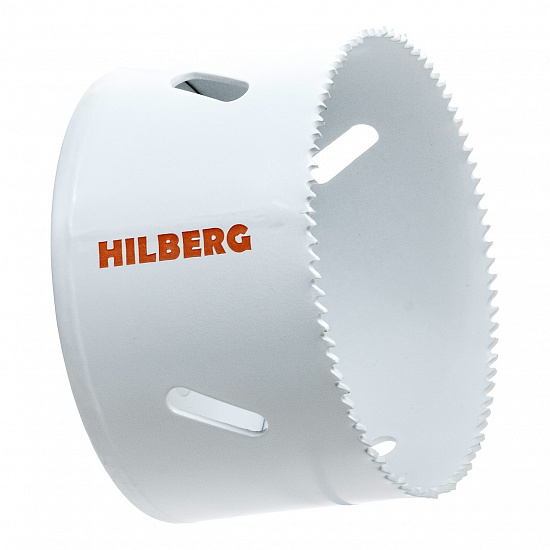 Коронка биметаллическая с мелким зубом Hilberg Bi-Metal Cobalt 8% 73 мм, артикул 