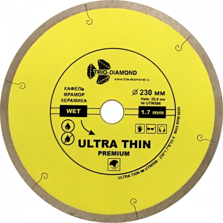 Алмазный диск Trio Diamond Ultra Thin Premium 230 мм, артикул 