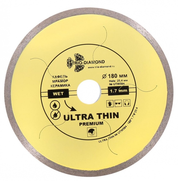 Алмазный диск Trio Diamond Ultra Thin Premium 180 мм, артикул 