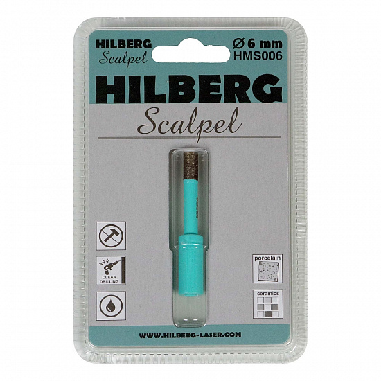 Алмазная коронка Hilberg Scalpel 6 мм, артикул 