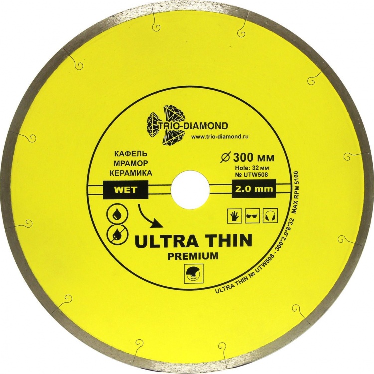 Алмазный диск Trio Diamond Ultra Thin Premium 300 мм, артикул 