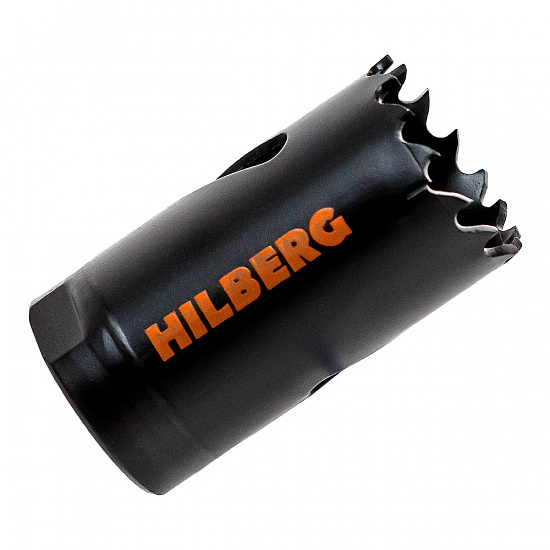 Коронка биметаллическая с крупным зубом Hilberg Bi-Metal Cobalt 8% 27 мм, артикул 