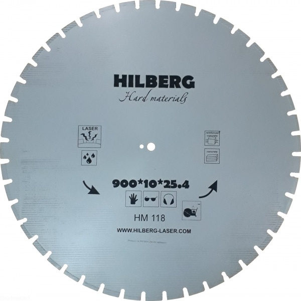 Алмазный диск Hilberg Hard Materials Laser 900 мм, артикул 