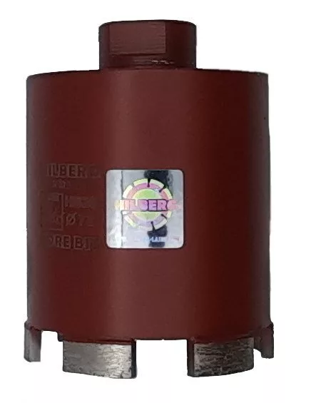 Алмазная коронка Hilberg Industrial Laser Micro Hit 72 мм (под пылеудалитель), артикул 