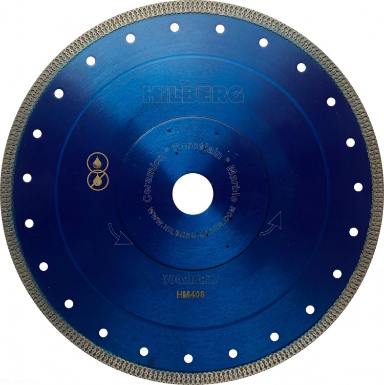 Алмазный диск Hilberg ультратонкий Hard Materials Х-type 300 мм, артикул 