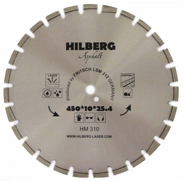 Алмазный диск Hilberg Asphalt Laser 450 мм, артикул 
