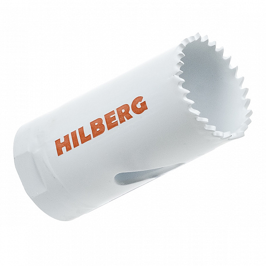 Коронка биметаллическая с мелким зубом Hilberg Bi-Metal Cobalt 8% 25 мм, артикул 