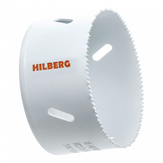 Коронка биметаллическая с мелким зубом Hilberg Bi-Metal Cobalt 8% 83 мм, артикул 