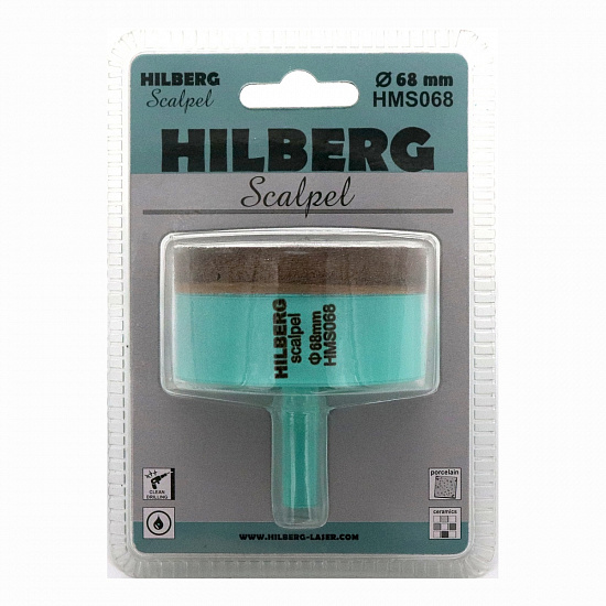Алмазная коронка Hilberg Scalpel 68 мм, артикул 