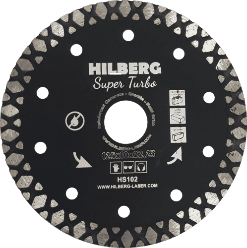 Алмазный диск Hilberg Super Turbo 125 мм, артикул 