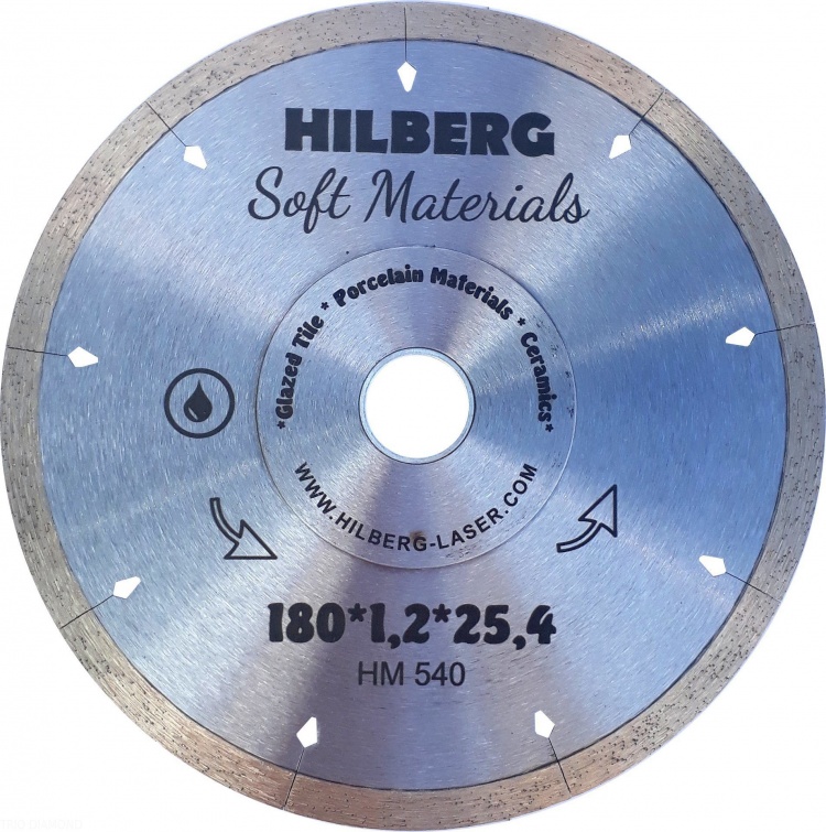 Алмазный диск Hilberg Hyper Thin 180 мм, артикул 
