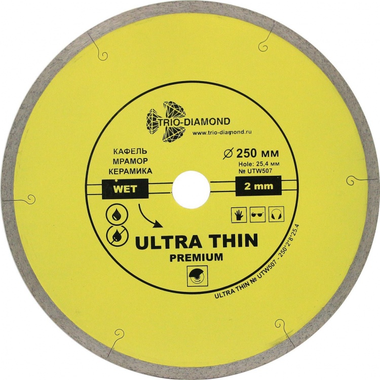 Алмазный диск Trio Diamond Ultra Thin Premium 250 мм, артикул 
