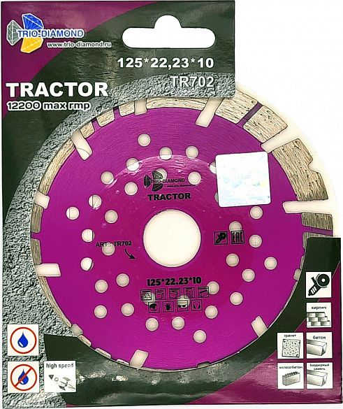Алмазный диск Trio Diamond Tractor 125 мм, артикул 