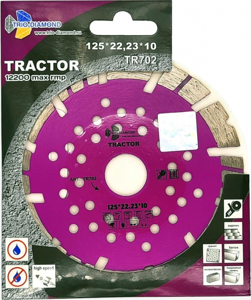 Алмазный диск Trio Diamond Tractor 125 мм, артикул 