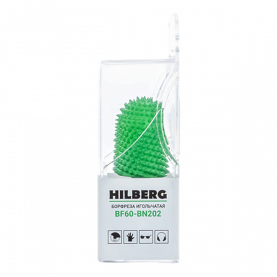 Борфреза игольчатая Hilberg для дрели (закругленный цилиндр) 22,2 мм, артикул 